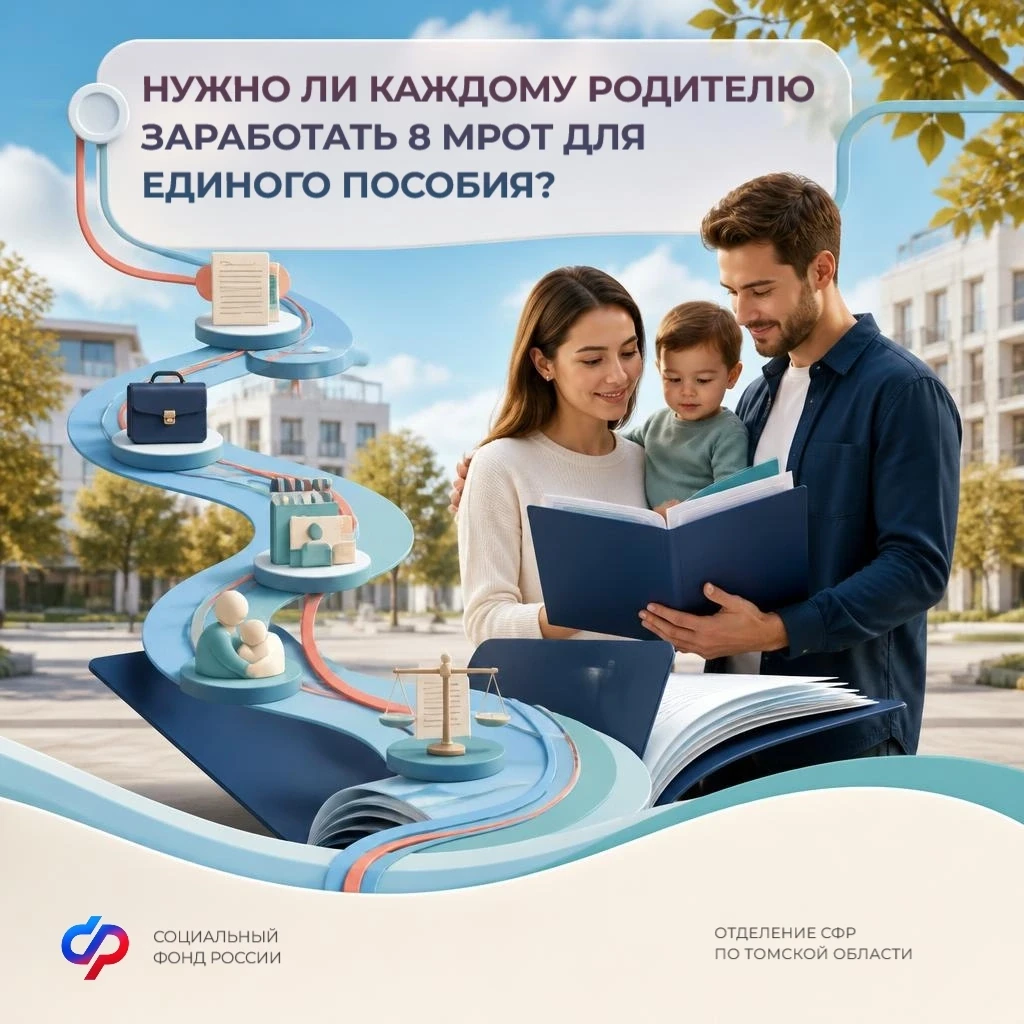 ❓ Вопрос недели: нужно ли каждому родителю заработать 8 МРОТ для единого пособия?