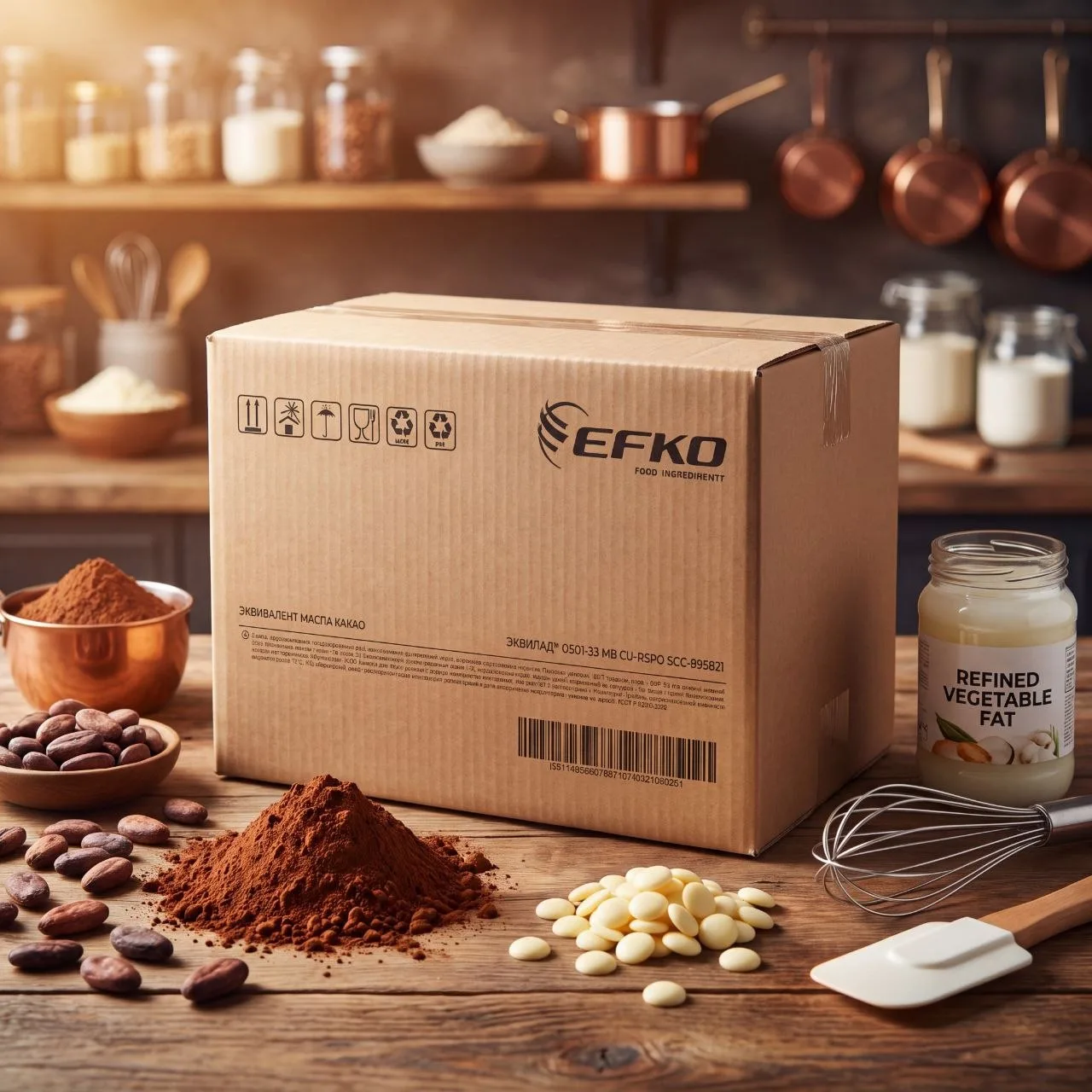 Эквивалент масла какао EFKO 🍫