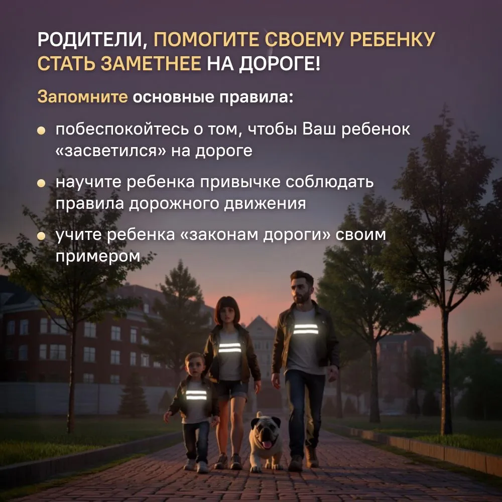 С наступлением летних каникул возрастает риск ДТП с участием детей, особенно в вечерние...