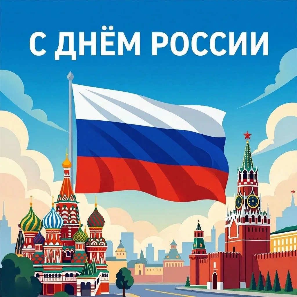 Уважаемые соотечественники! 🇷🇺 Поздравляем вас с главным государственным праздником — Днём России!