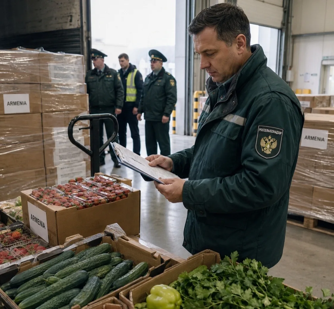 📢 «Допрыгались!» Россельхознадзор ограничил ввоз овощей и клубники из Армении

С 30 мая вводятся вр