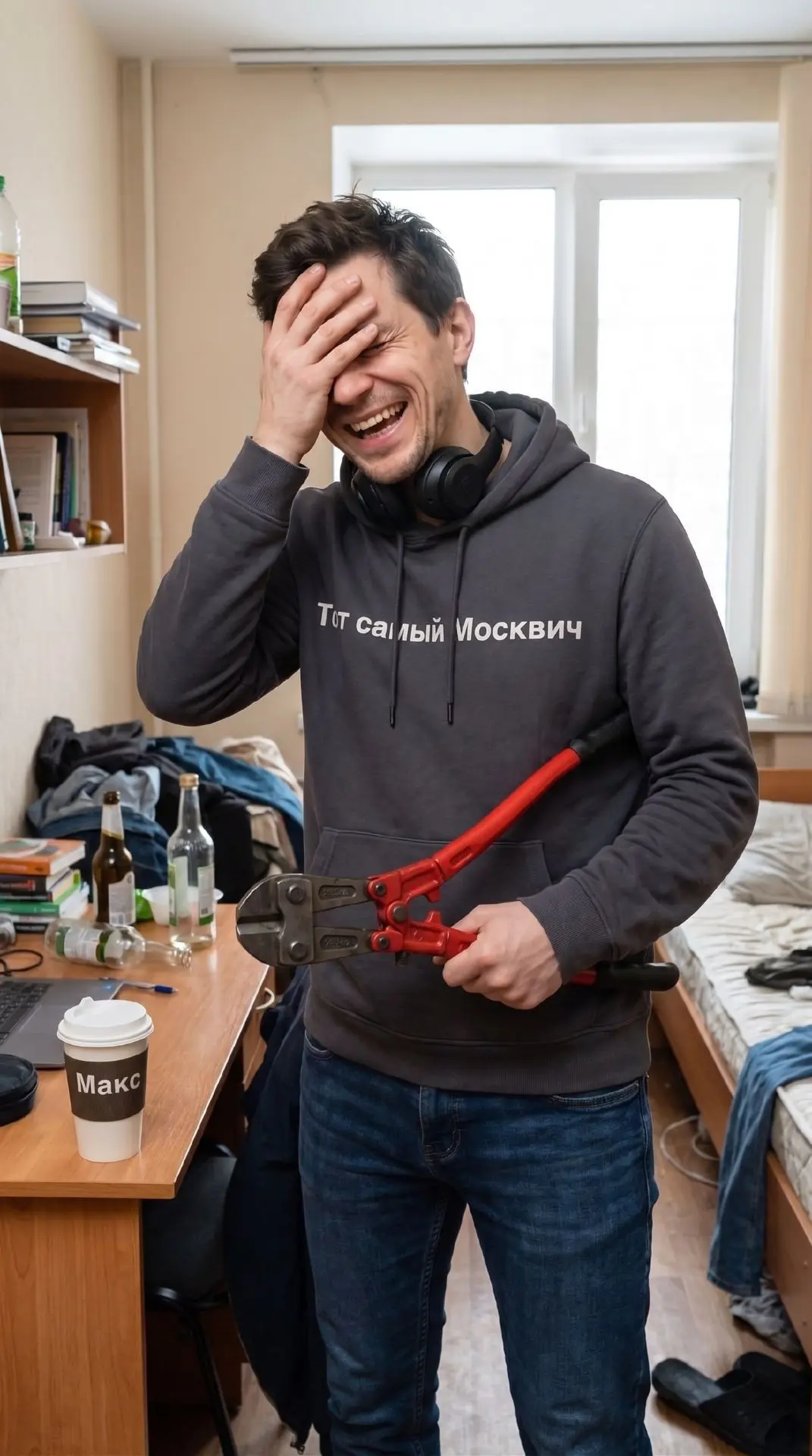🔒 Романтика уровня «Хардкор»: в Люблино студент общежития застрял в поясе верности и вызвал МЧС.

С