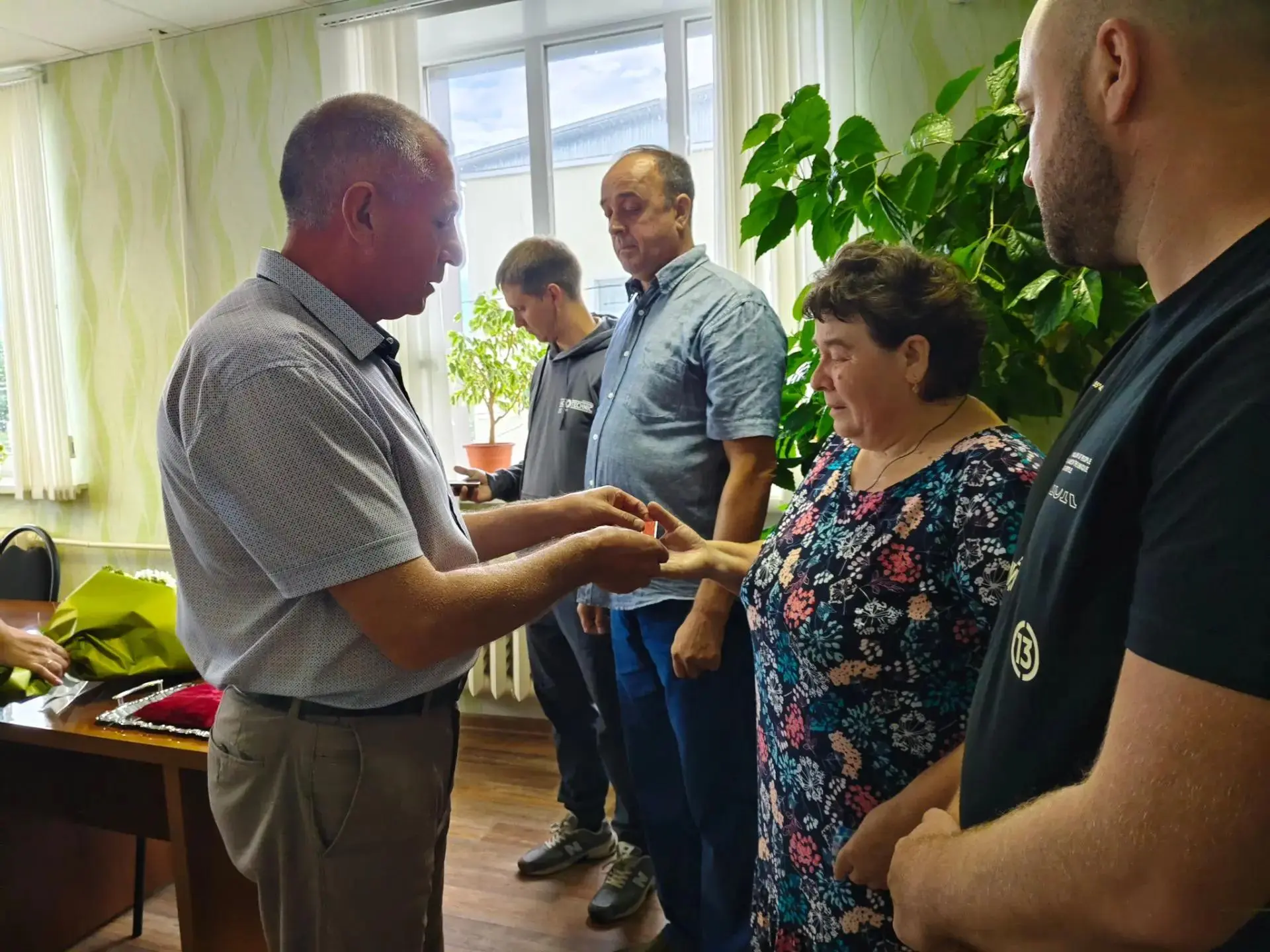 Врип главы Сосновского муниципального округа Сергей Попов, совместно с Председателем Со...