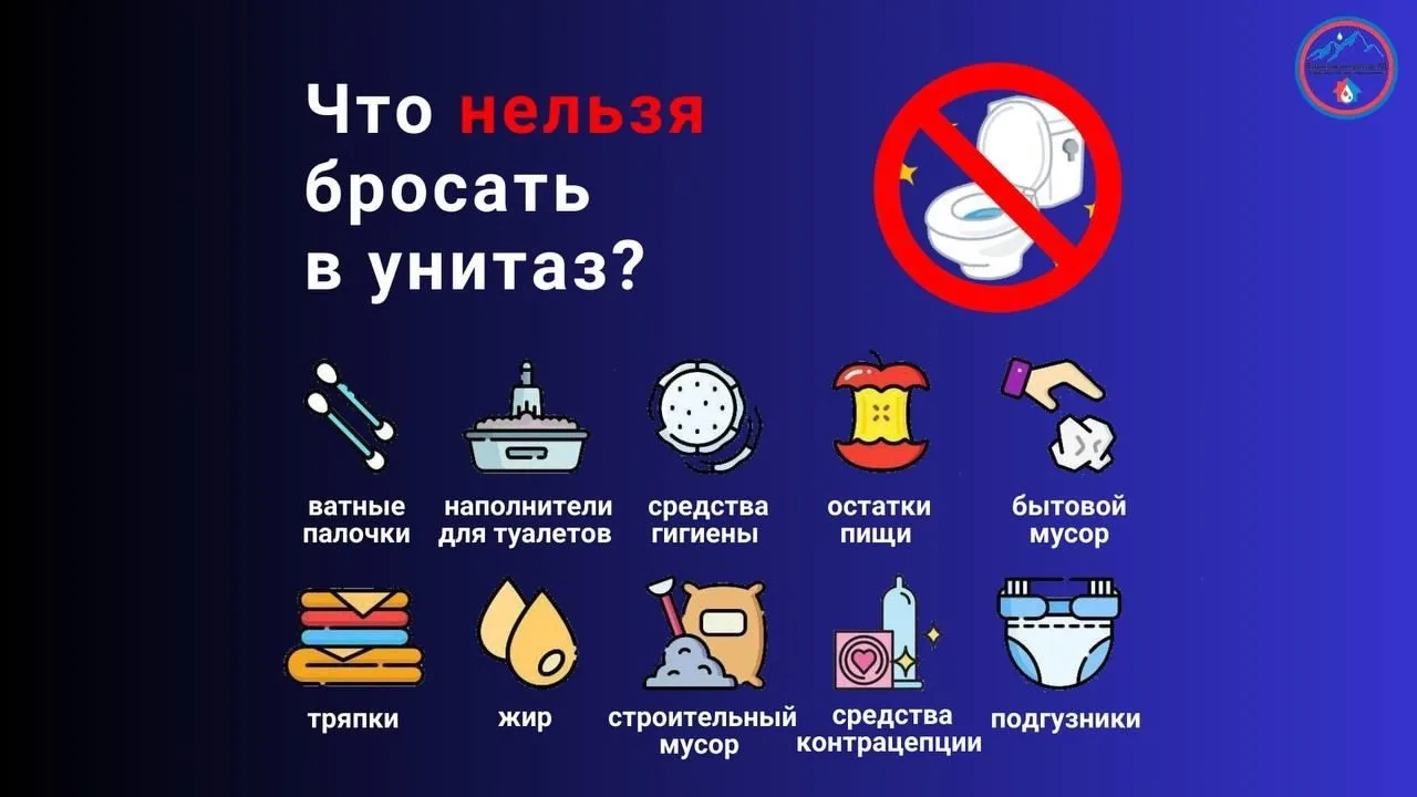 🚫Что нельзя смывать в унитаз — даже если “очень хочется”