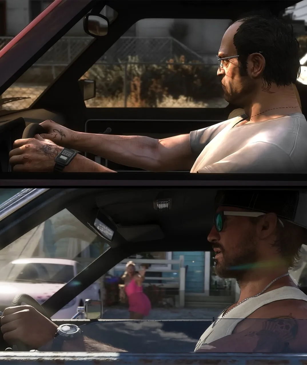 После всех споров по поводу графики в GTA VI геймер под ником Quint покадрово воссоздал второй трейл
