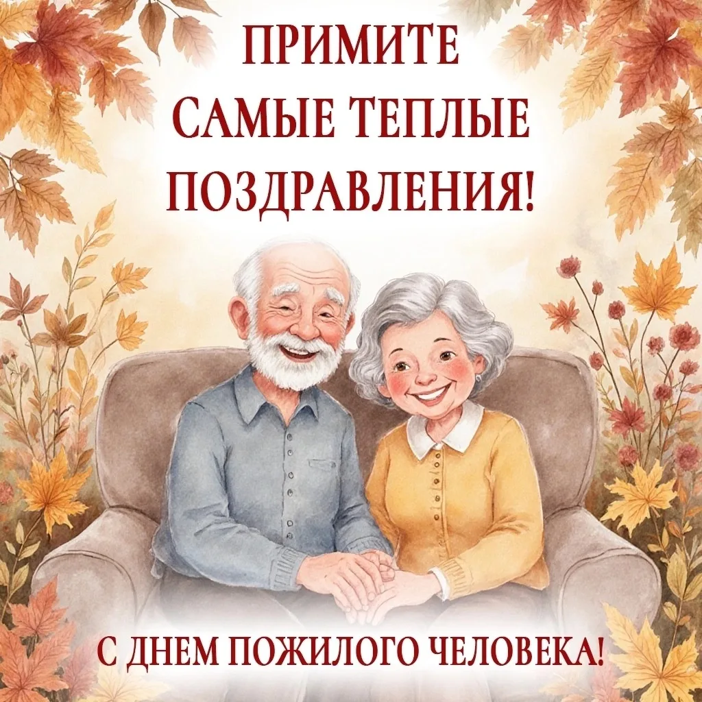 С большим уважением поздравляем с Международным днем пожилых людей! Желаем долгих лет ж...