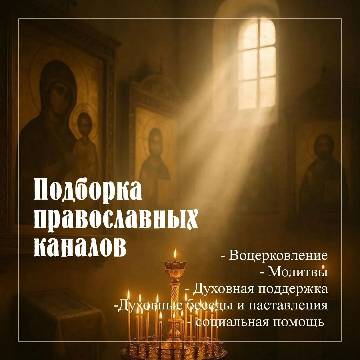 #РубрикаПодборкаКаналов   Еженедельная рубрика для верующих людей всех возрастов.  Здесь каждый найд