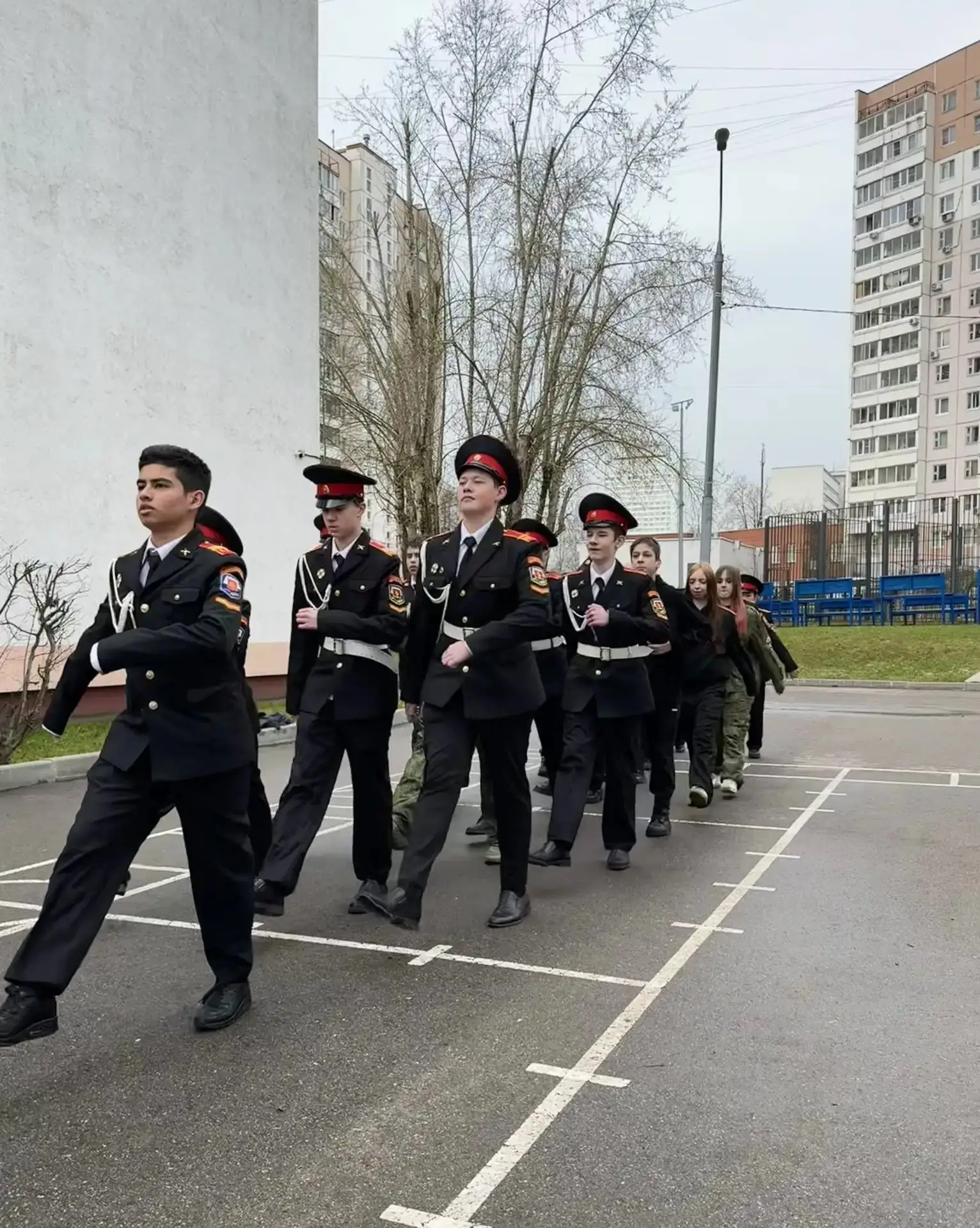 Важный и ответственный этап — подготовка к традиционному параду Московского кадетского движения «Не 