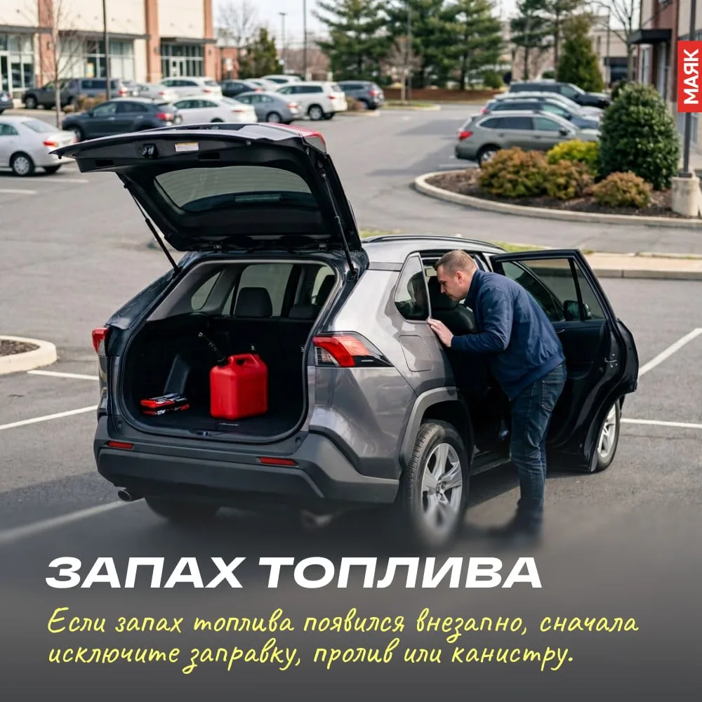 🚘 Запах топлива в салоне нельзя игнорировать: если его причина непонятна, нужно сразу ...