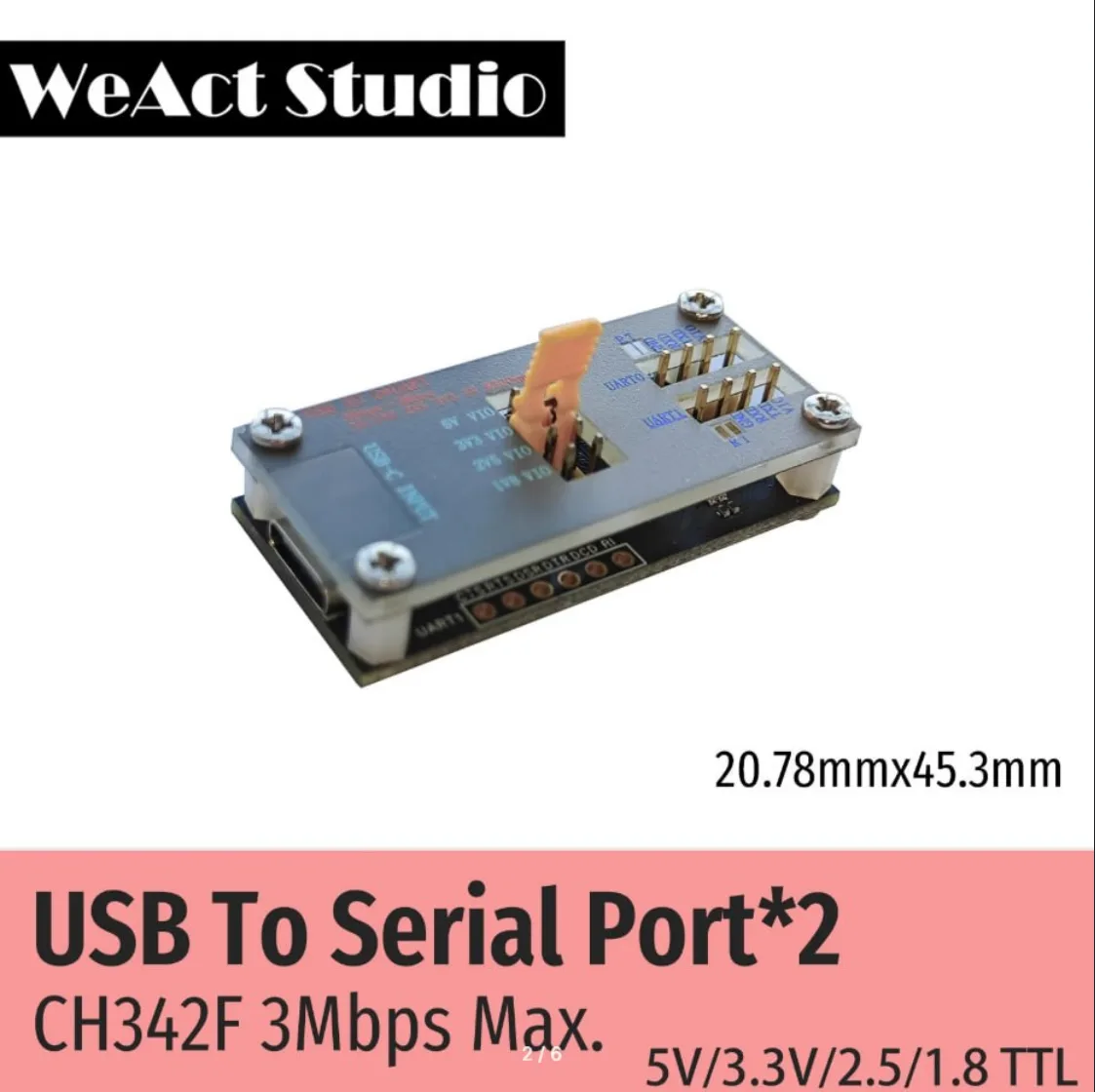WeAct CH342F USB to TTL: