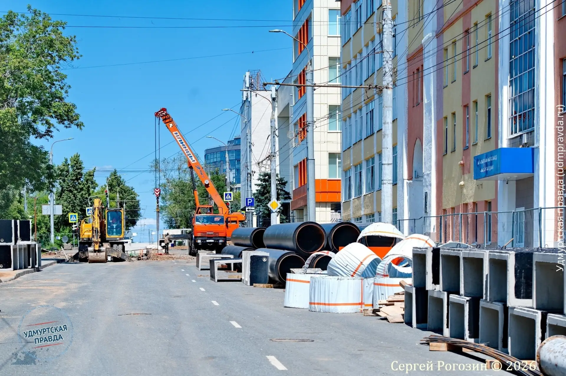 🚎 В Ижевске восстановили движение на улице Горького