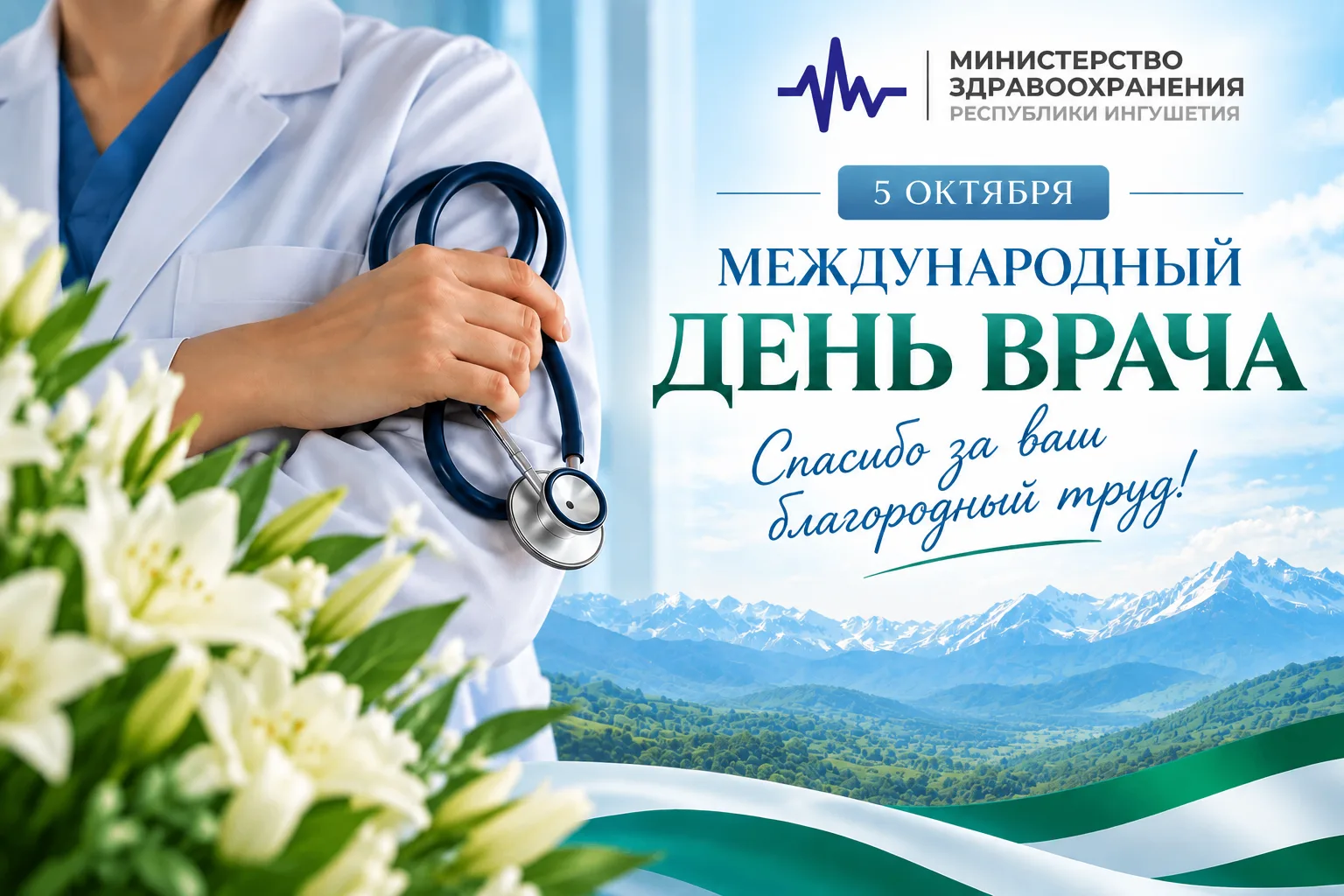 Зара Албакова поздравила коллег с Международным днём врача