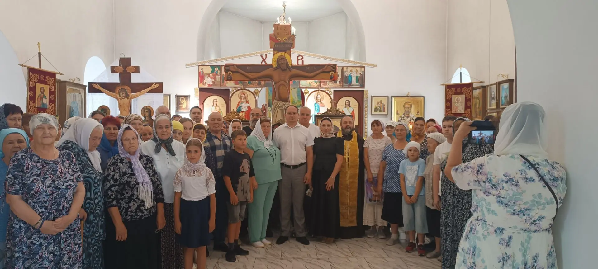 В понедельник 27 июля, в день памяти преподобного Никодима Святогорца пребывали копия Небоявленного 