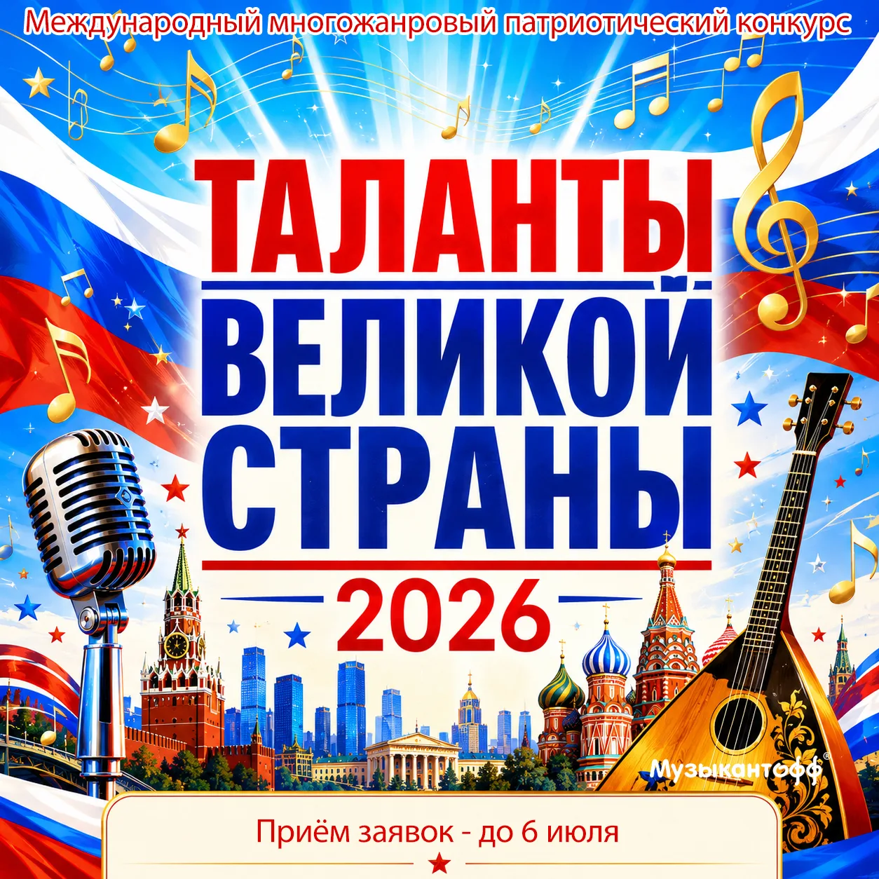 Друзья!
🇷🇺🇷🇺🇷🇺
Приглашаем Вас принять участие в Международном многожанровом патриотическом кон