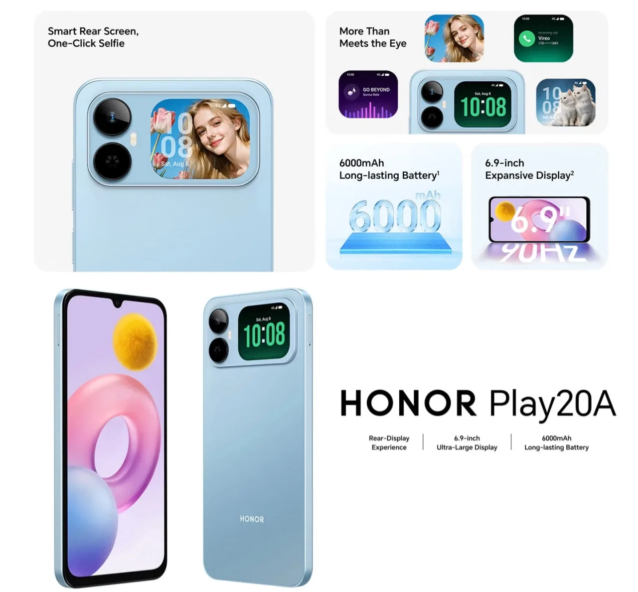 Honor косит под Xiaomi: представлен смартфон с экраном на задней панели