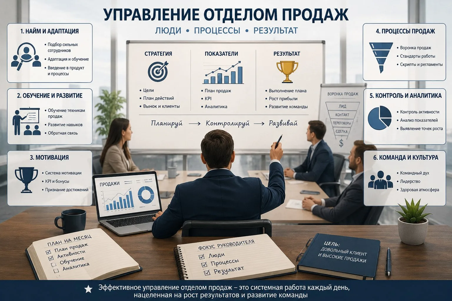 Без управления продажами масштаб не построить