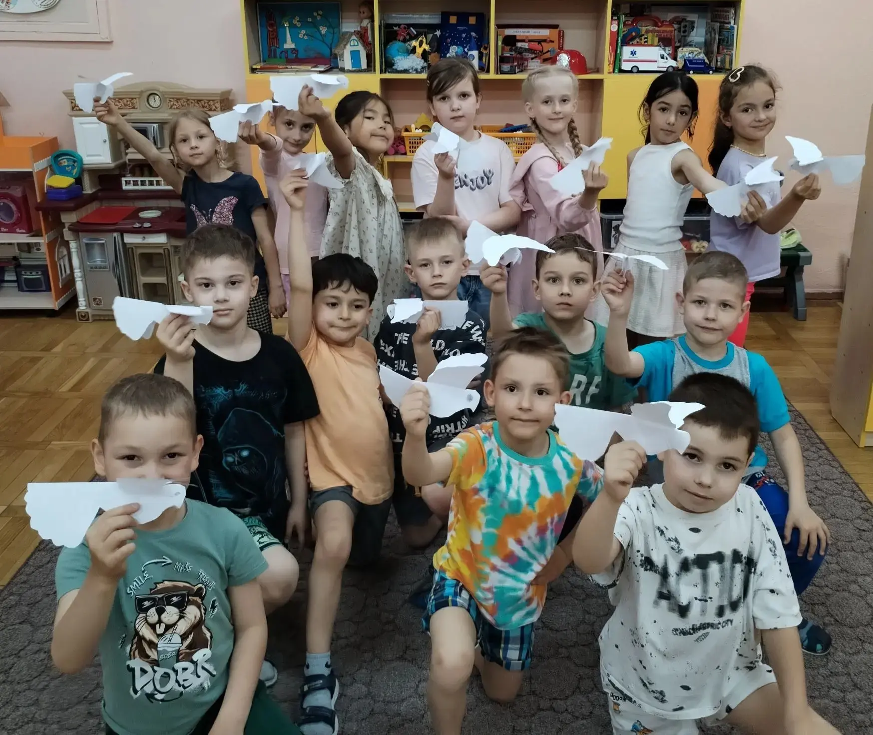 Символ мира и добра из рук наших воспитанников