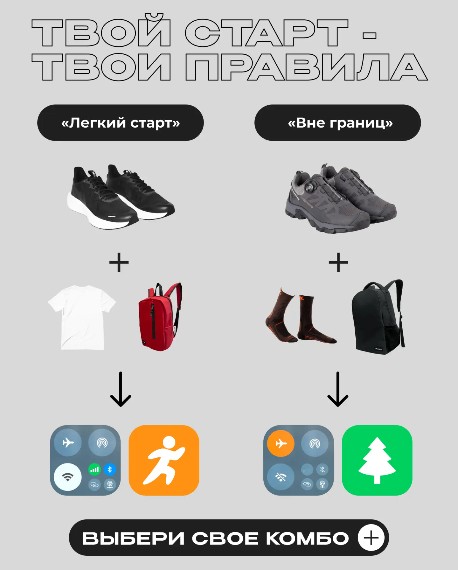 Хватит собирать экипировку по частям — забирай готовое решение!

Мы собрали все самое важное в «Комб
