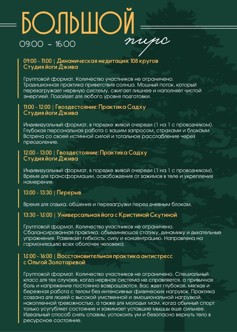 Погружаемся в «Улитку»

🍃Фестивали йоги проводятся в мире давно и достаточно активно. Международным