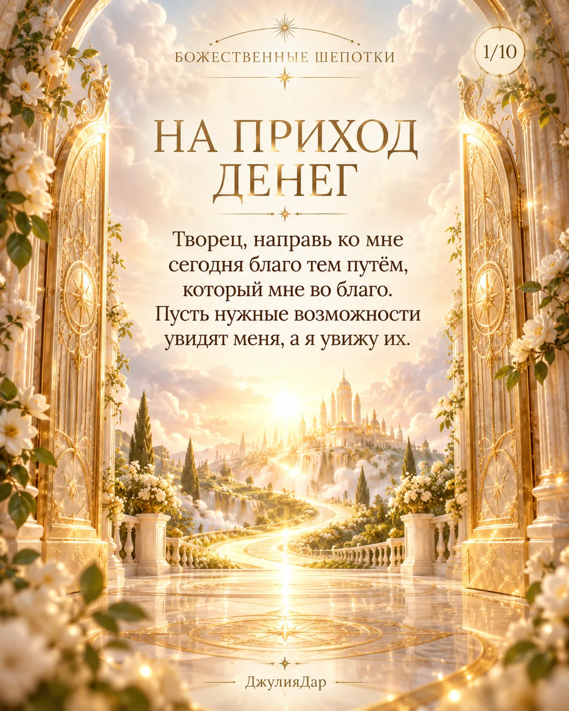 ✨ Иногда не нужна длинная молитва. Достаточно нескольких слов, сказанных от сердца.