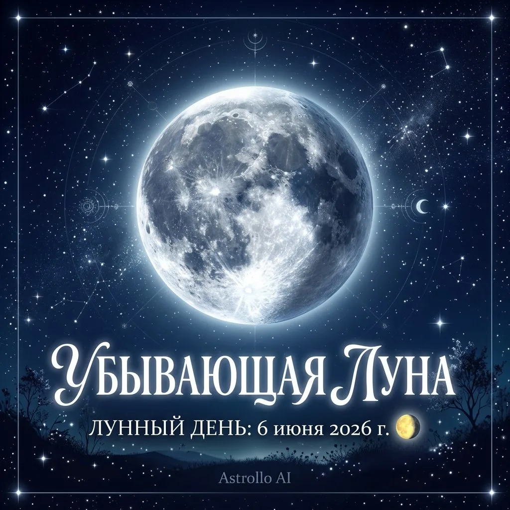 🌖 Убывающая луна  |  21-й лунный день