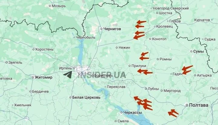 ❗️ВАЖНО • Около 25 ракет летят на Киев: сообщается о второй волне атаки