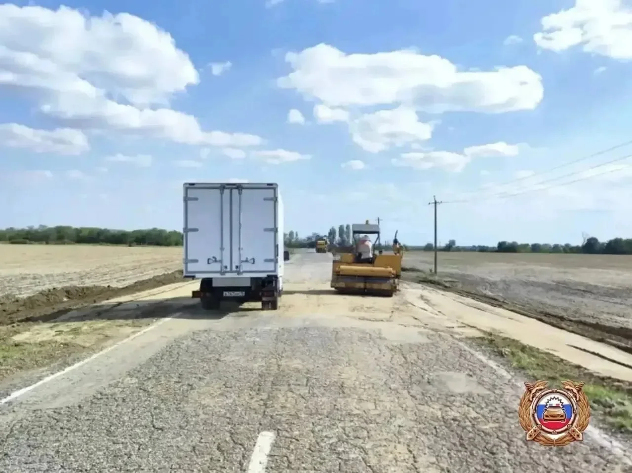 Движение транспорта в Курском округе на автодороге: «Полтавское–Богдановское–Степное» возобновлено

