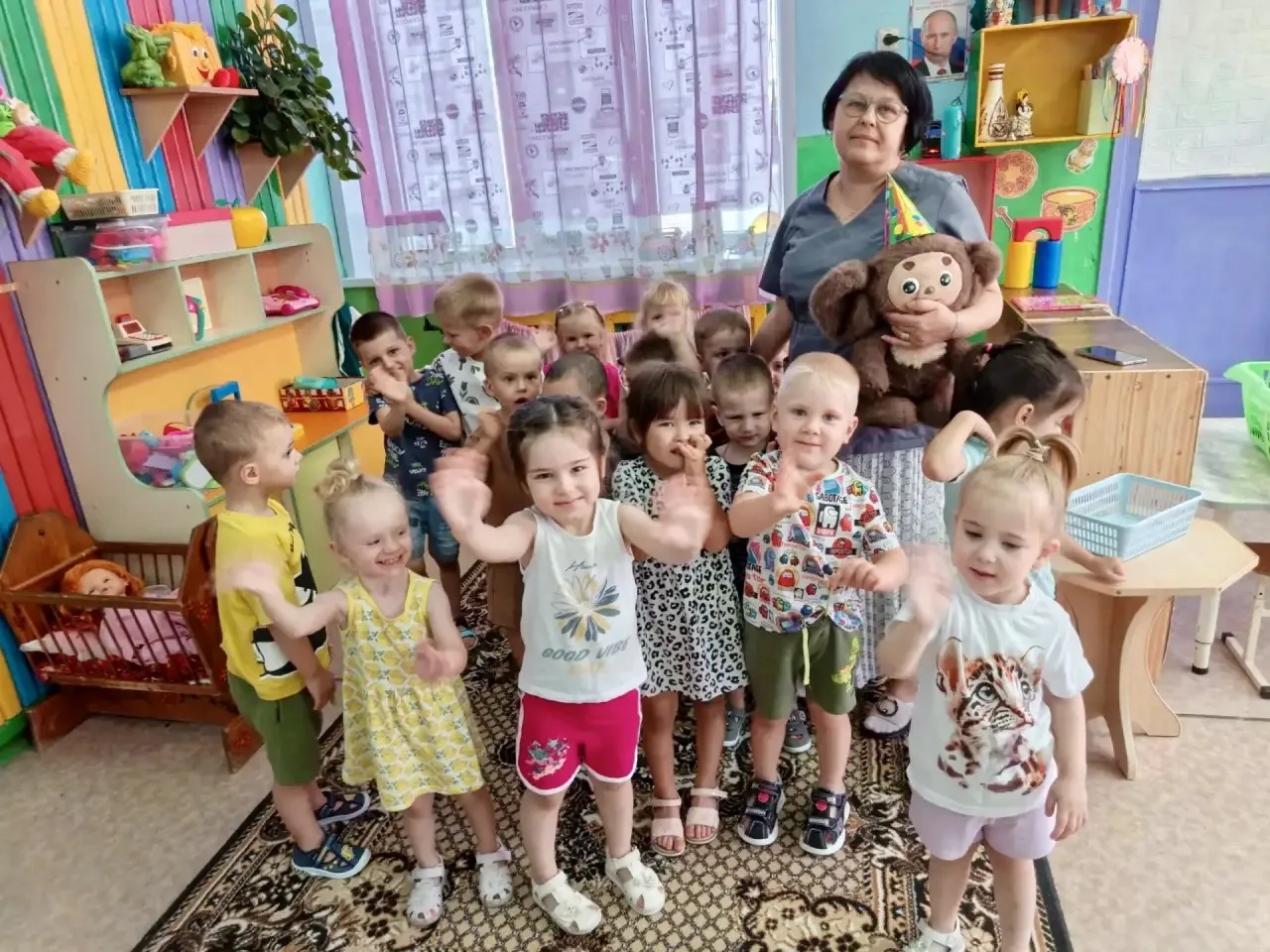 День рождения любимого героя в гостях у ребят🎈