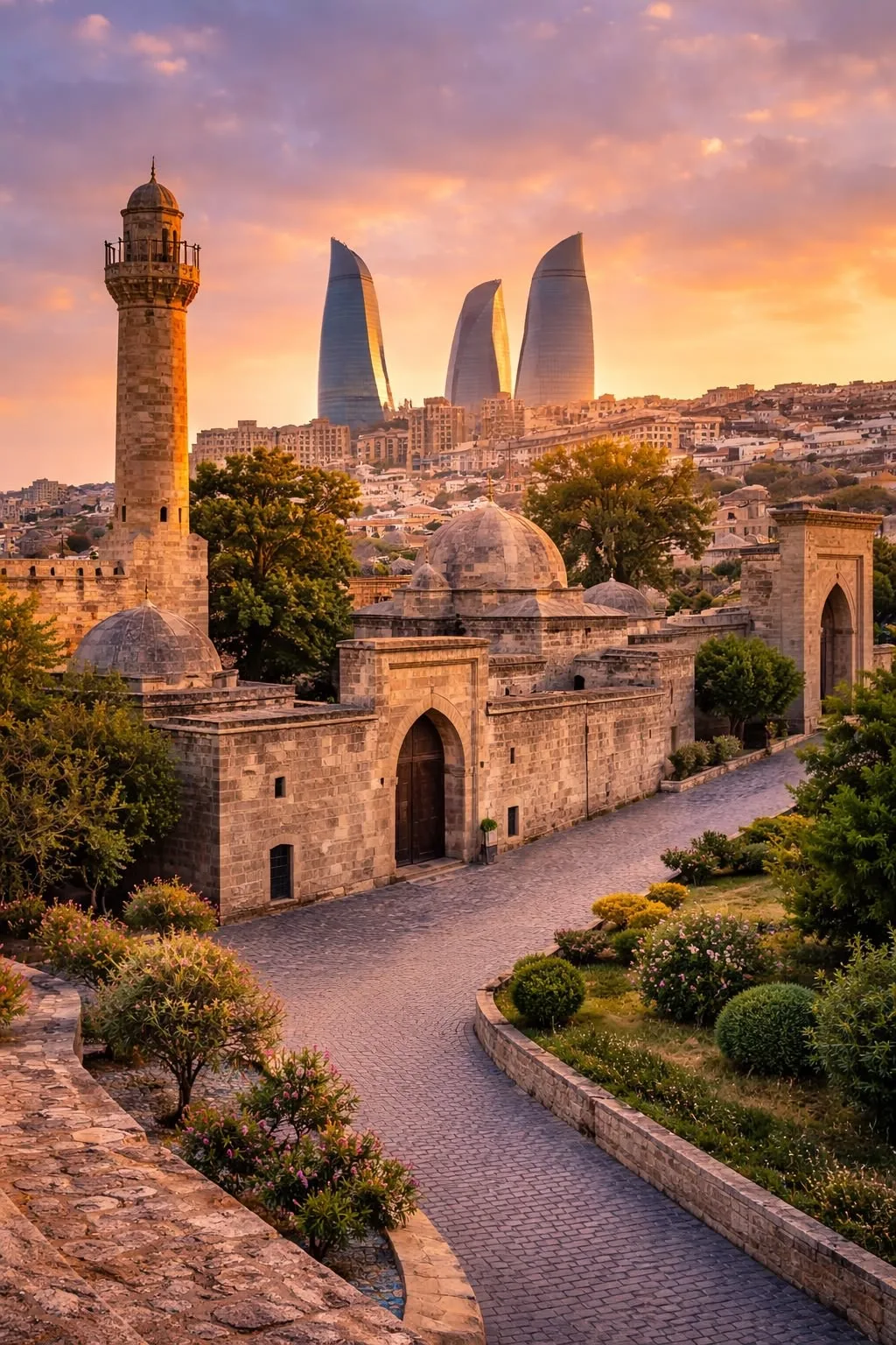 АЗЕРБАЙДЖАН 🇦🇿  Из Новосибирска экскурсионные туры на прямом рейсе S7 в Баку✈️  💜Девичник в Баку  Пр