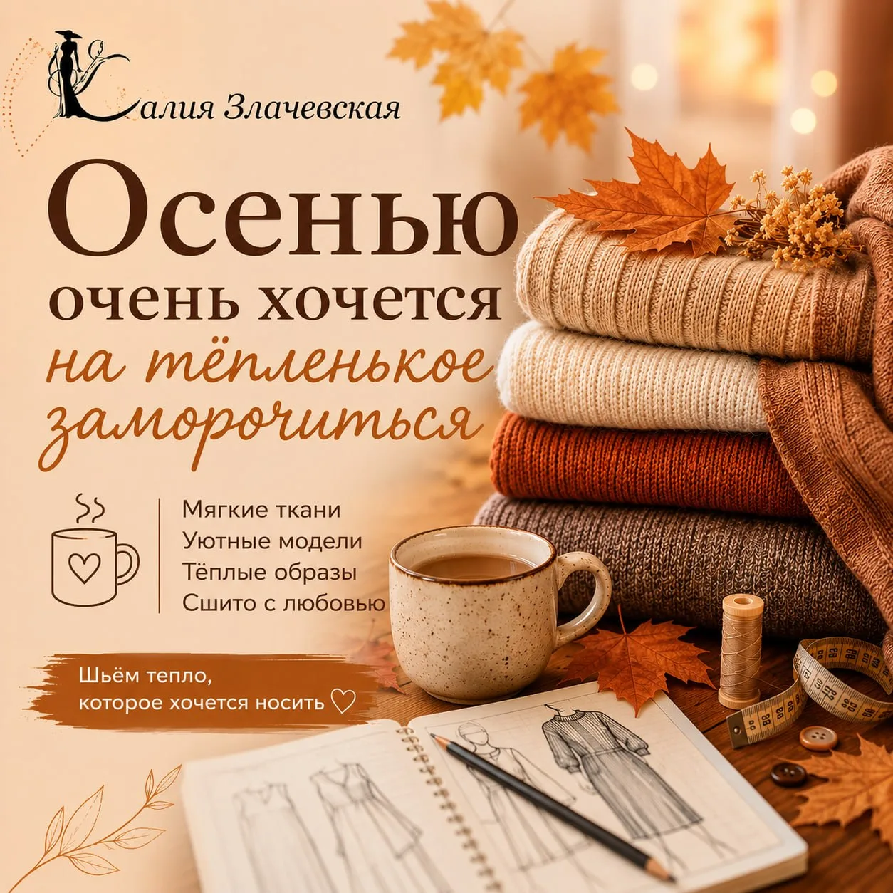 ОСЕНЬЮ ОЧЕНЬ ХОЧЕТСЯ НА ТЕПЛЕНЬКОЕ ЗАМОРОЧИТЬСЯ😉