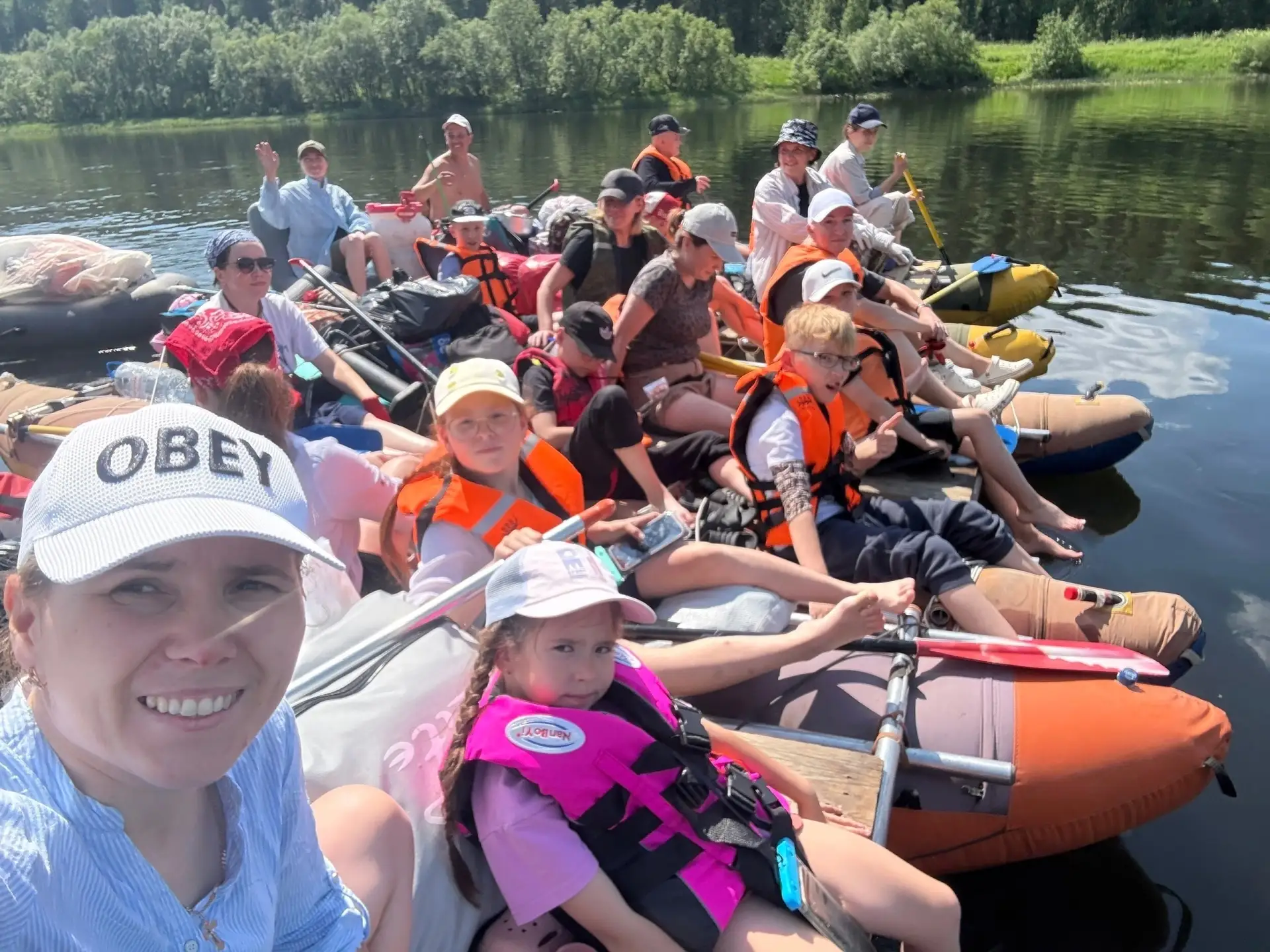 🏕️🏕️Ребята 5а класса и их родители вернулись со сплава по реке Вишера 03-05 июля!