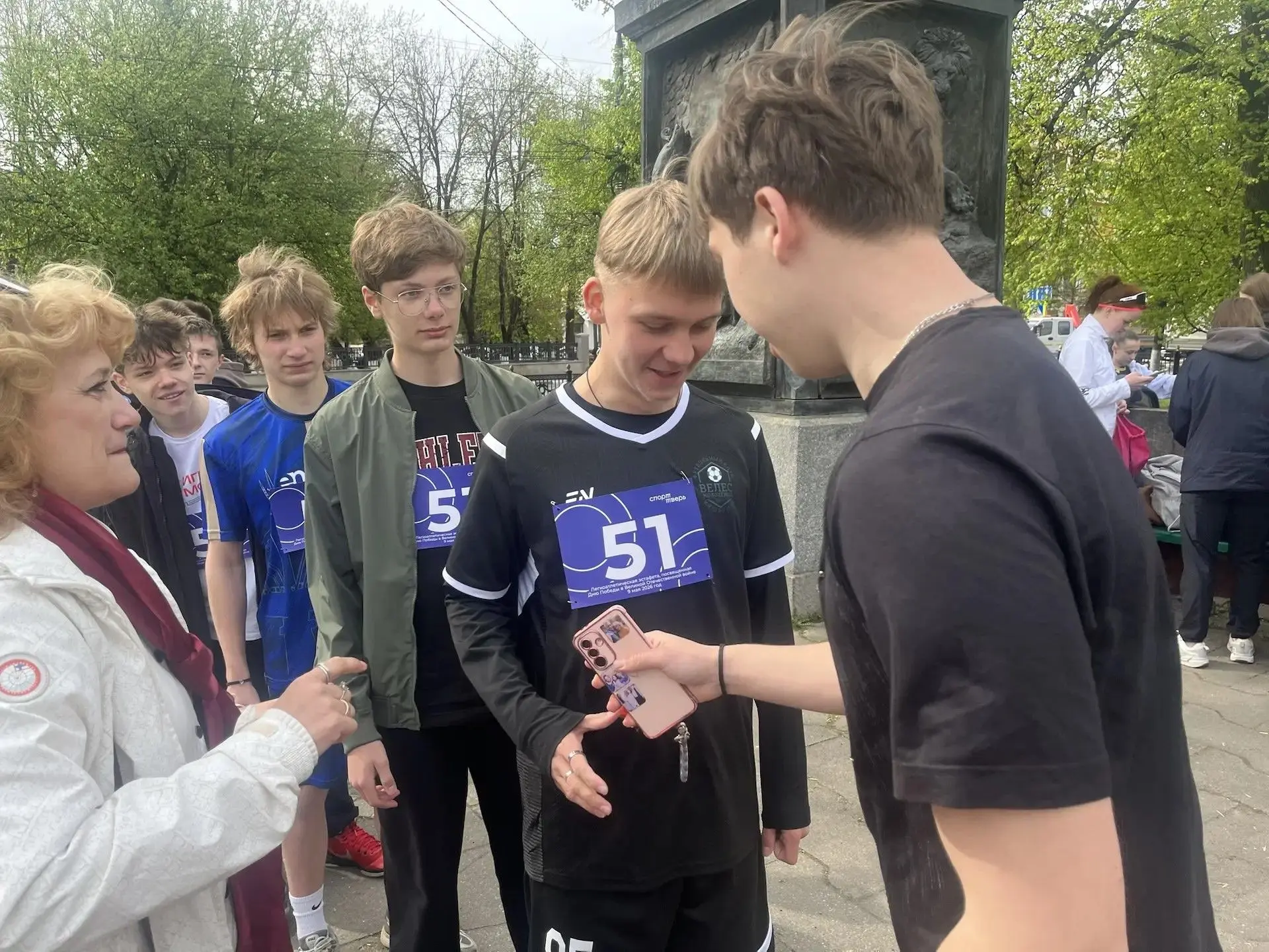 💯Скорость, характер и Победа: юноши Нашей школы выступили на эстафете 9 мая в Твери   👏9 мая Тверь т