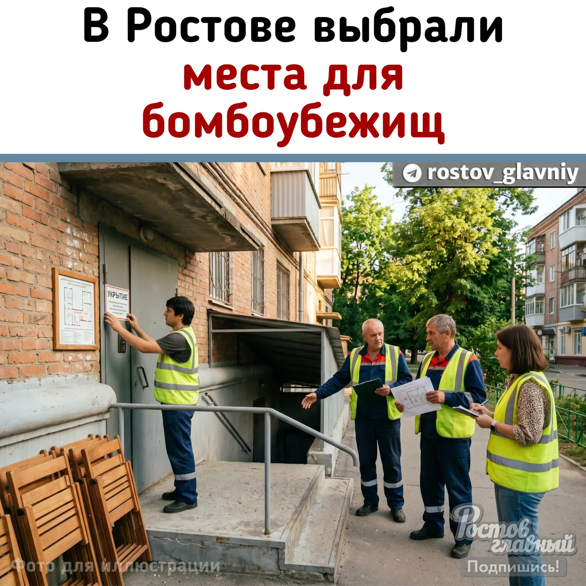 🚧 К чему-то готовимся! В Ростове выбрали места, в которых жители будут прятаться во время обстрелов