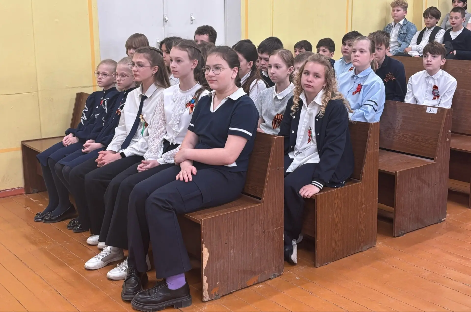 🇷🇺Утро памяти и гордости: урок «Песни о войне» в нашей школе🏫  ✨Утро 4 мая 2026 года в нашей школе н