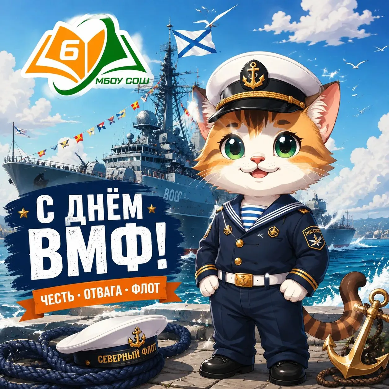С Днем военно-морского флота! ⚓️
Всех, кто связал свою жизнь с морем, поздравляем с праздником. Спок