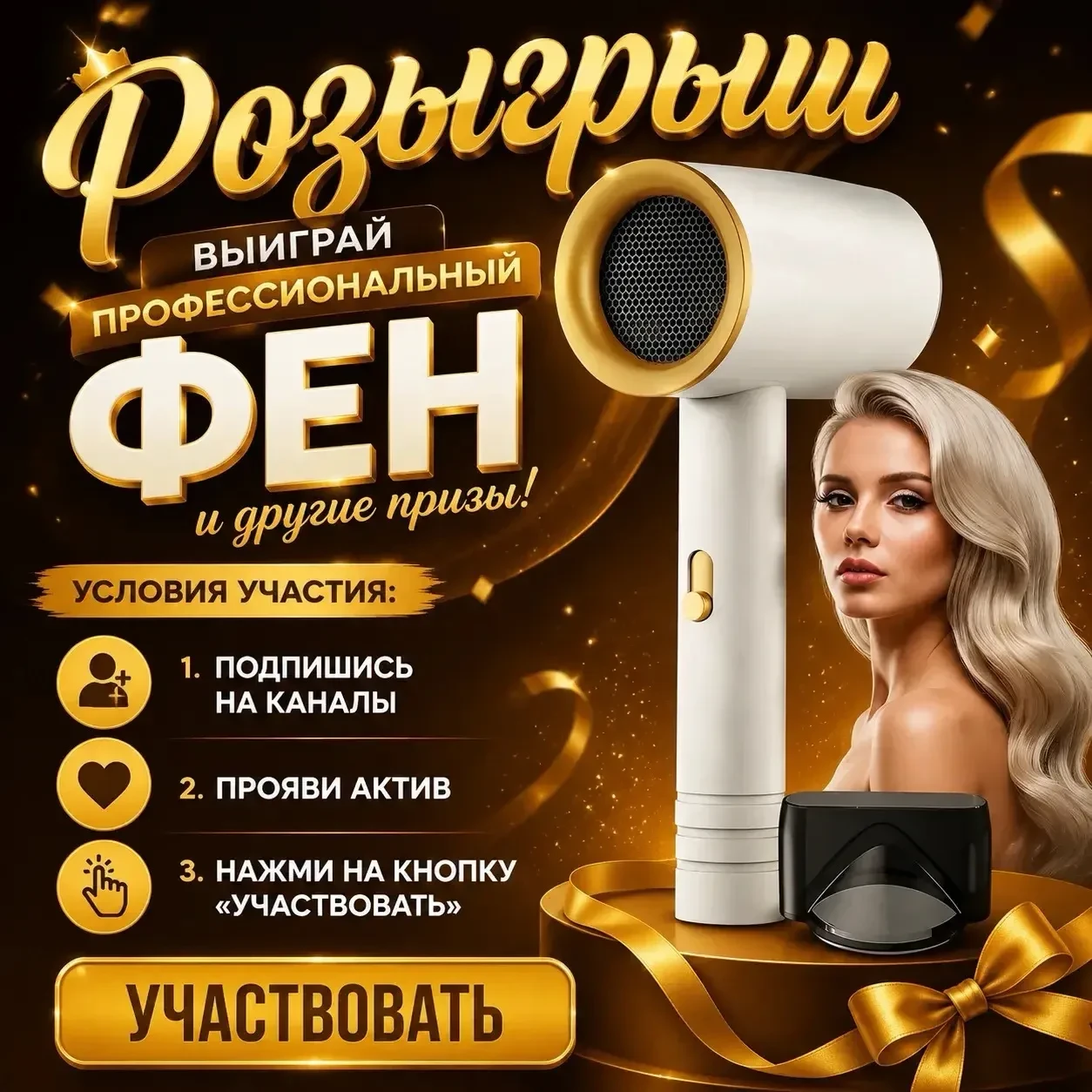 Дарим фен