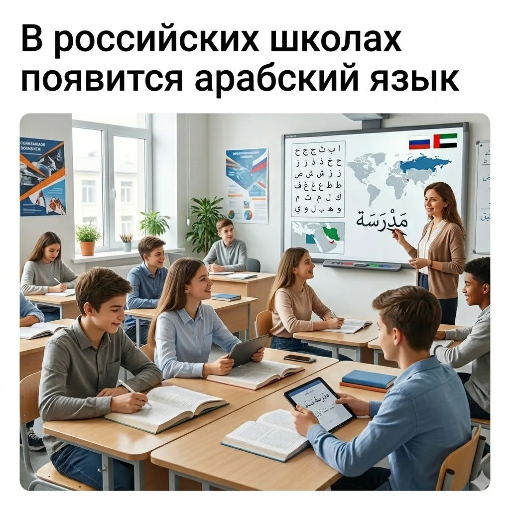 Российские школьники начнут изучать арабский язык

С 1 сентября 2026/2027 учебного года в российских