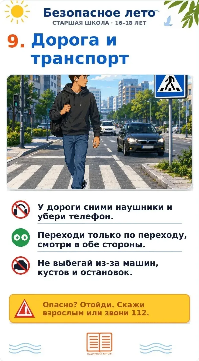 А эти памятки — для старшеклассников 16–18 лет. Те же важные темы, но уже на взрослом уровне: без за