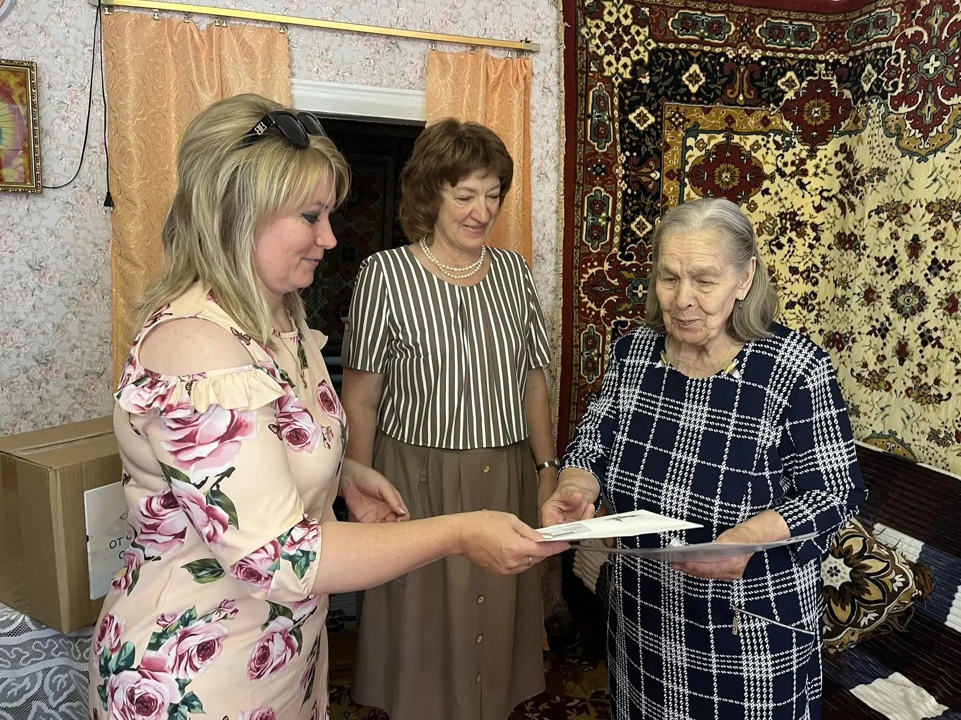 12 августа 2026 года Мария Ивановна Соколова из п. Наваринка отметила 95 лет со дня рож...