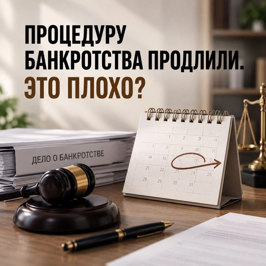 ПРОЦЕДУРУ БАНКРОТСТВА ПРОДЛИЛИ. ЭТО ПЛОХО? ⏳