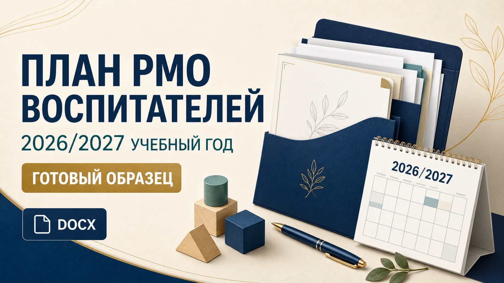 📘 Готовый план РМО воспитателей на 2026/2027 учебный год