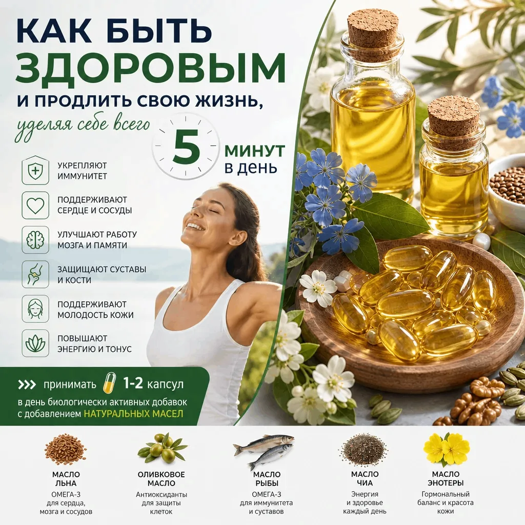💚 КАК БЫТЬ ЗДОРОВЫМ И ПРОДЛИТЬ СВОЮ ЖИЗНЬ, уделяя себе всего 5 минут в день