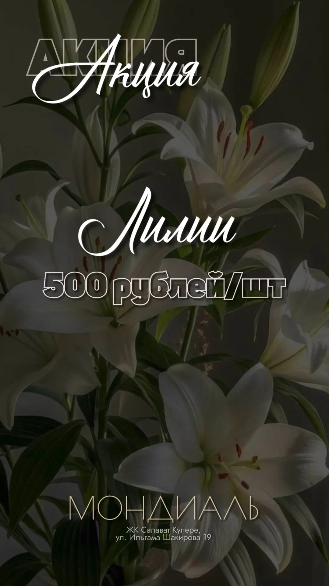 😱😍У нас невероятная акция на лилии!