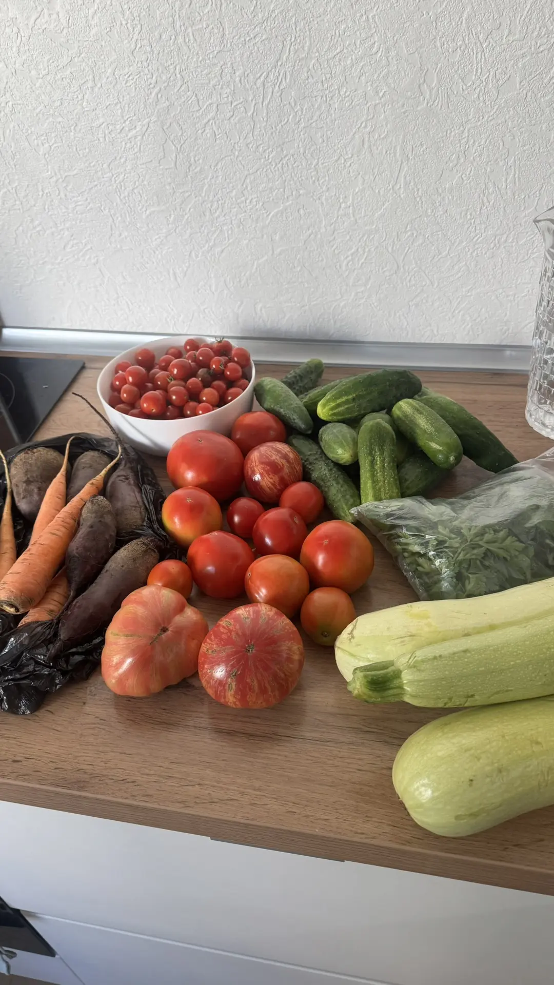 Свекры с дачи приехали 🍅🥒🥕