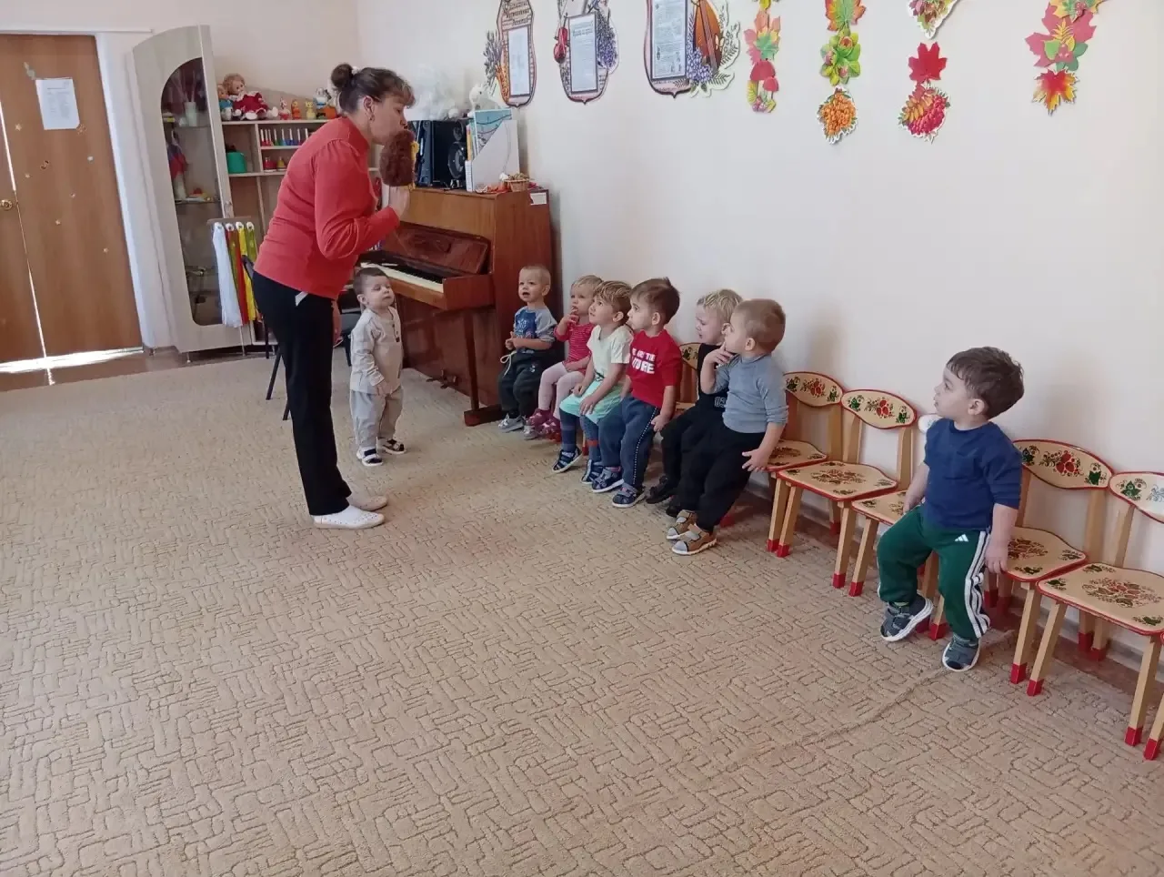 ✨ В группе «Сказка» сегодня прошло увлекательное музыкальное занятие! 🐿️🐻