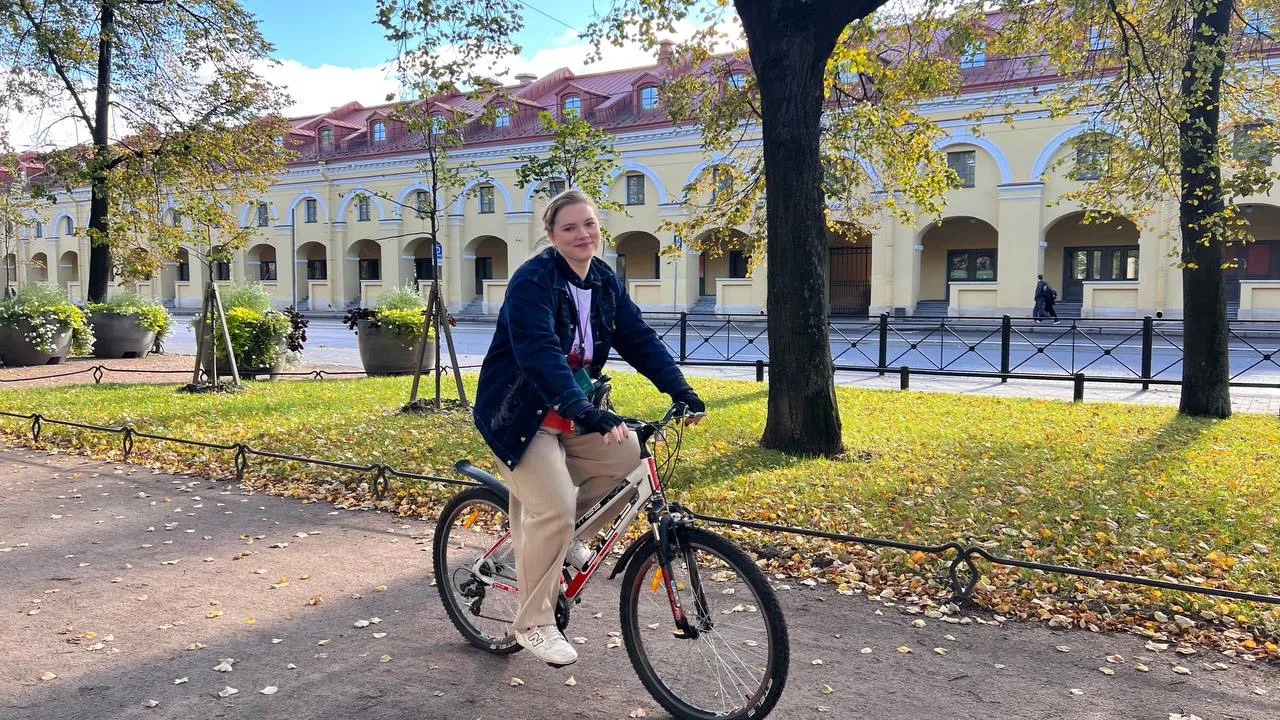 ✌ Пейзажи Северной столицы из-за руля велосипеда