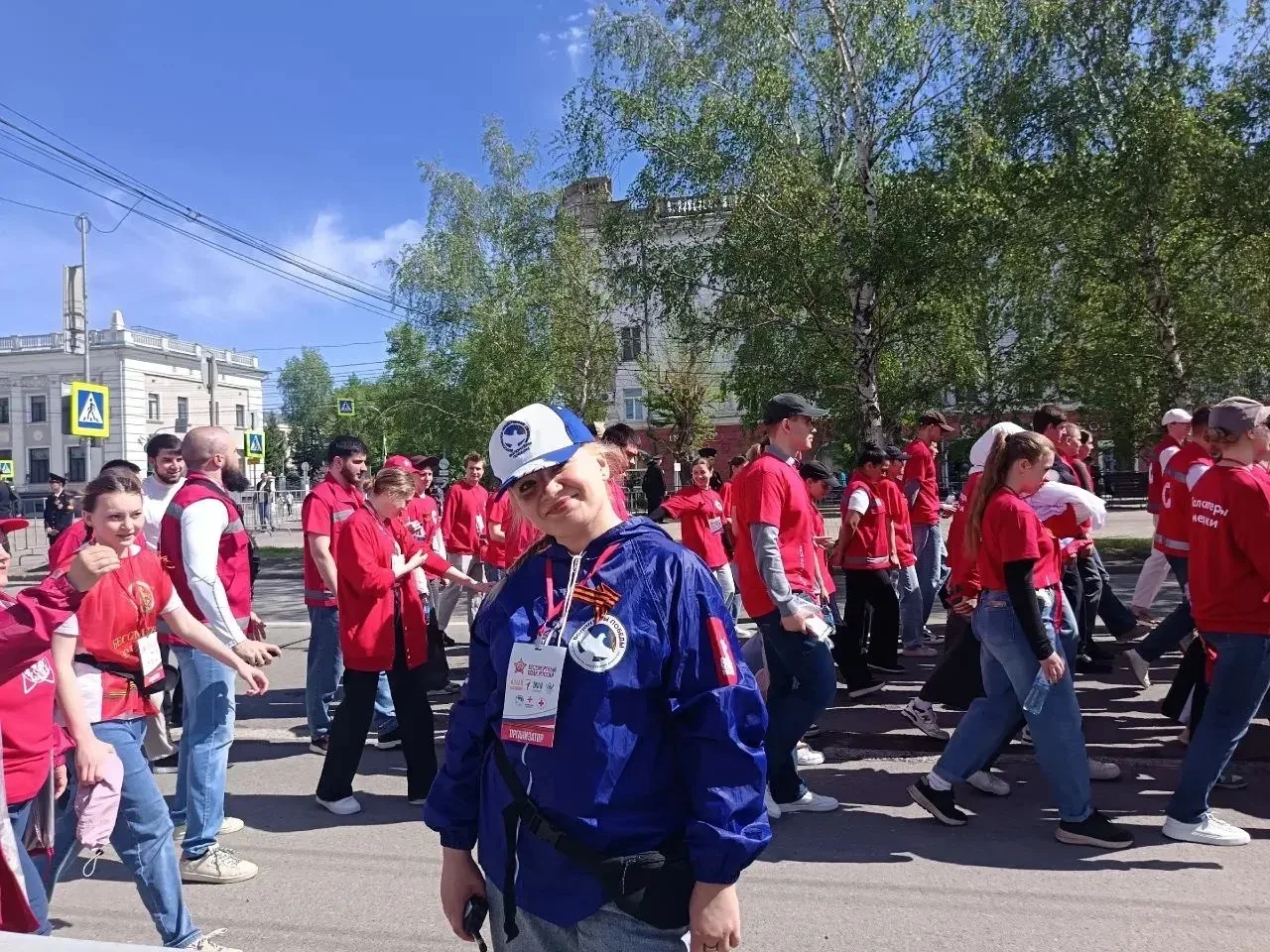 Волонтёры Победы стали соорганизаторами шествия «Бессмертный полк» в Барнауле  🎗9 Мая в Барнауле про