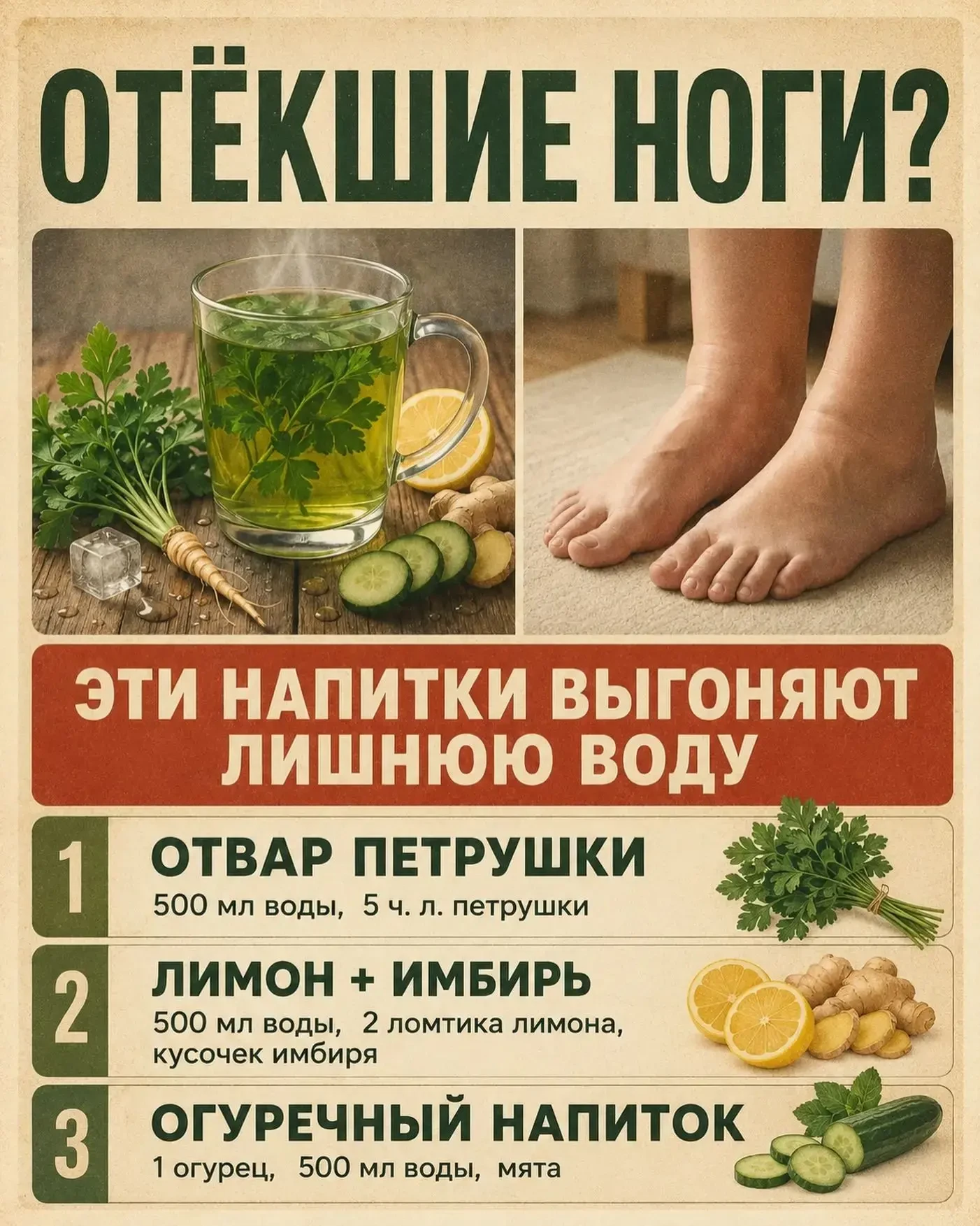 😩 К вечеру ноги будто наливались свинцом? Следы от носков, ощущение тяжести и отёчность знакомы мно