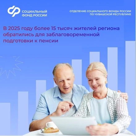 🏡 В 2025 году Отделение СФР по Чувашии помогло более 15 тысячам жителей республики в заблаговременно