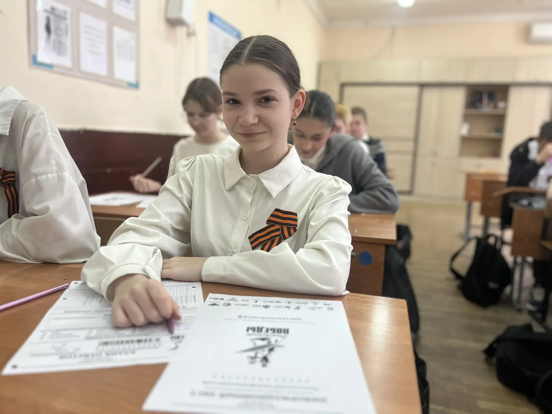 Сегодня в нашей школе прошёл «Диктант Победы»🇷🇺🕊️ — масштабная международная историческая акция, кот